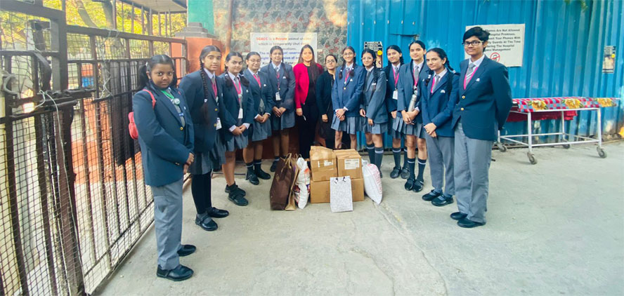 SMS Girls School, Meera Bagh - A visit to Sanjay Gandhi Animal Care Centre : Click to Enlarge