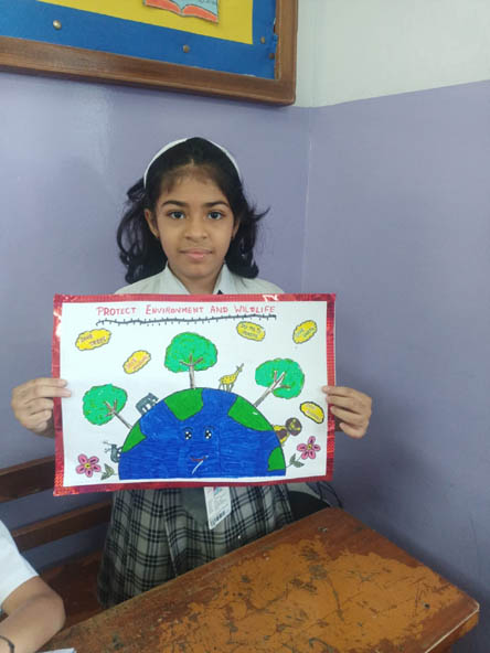 SMS Girls School, Meera Bagh - National Wildlife Day : Click to Enlarge