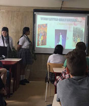 St. Mark's Girls School, Meera Bagh - Cultural Exchange Program: India Meets Sofia, Bulgaria : Click to Enlarge