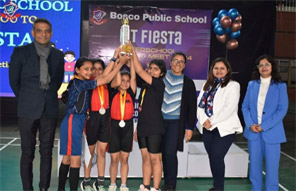 St.Marks World School Meera Bagh: Girls Under 12 Fit Fiesta Inter School Athletics Meet : Click to Enlarge