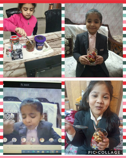 St. Mark's Girls School, Meera Bagh - Chocolate Fruit Shot Activity by Class Sapling : Click to Enlarge