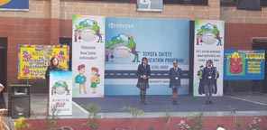 St. Mark's Girls School, Meera Bagh - Toyota's Road Safety : Click to Enlarge