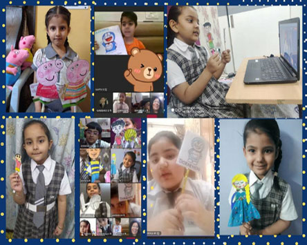 St. Mark's Girls School, Meera Bagh - My Favourite Cartoon Character Activity by Class 2 : Click to Enlarge