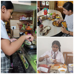 St. Mark's Girls School, Meera Bagh - Home Science Activity for Classes 8 and 9 : Click to Enlarge