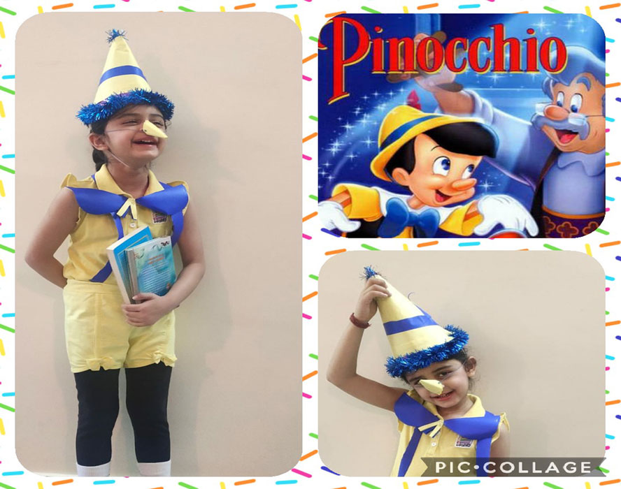 St. Mark's Girls School, Meera Bagh - Pinocchio by Class 1 : Click to Enlarge