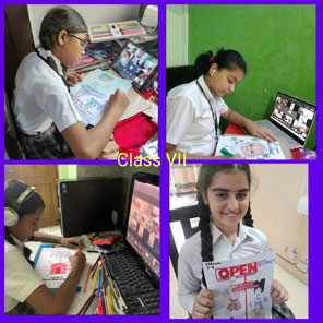 St. Mark's Girls School, Meera Bagh - Social Science Activity for Classes 6 and 7 : Click to Enlarge