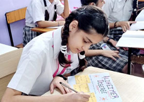 St. Mark's World School, Meera Bagh - Activities conducted by Grade 8 and 9 on World Alzheimers Day : Click to Enlarge