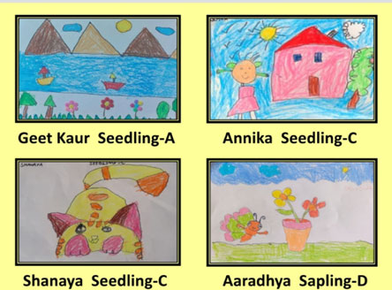 St. Mark's World School, Meera Bagh - Glimpses of Artie partie : Click to Enlarge