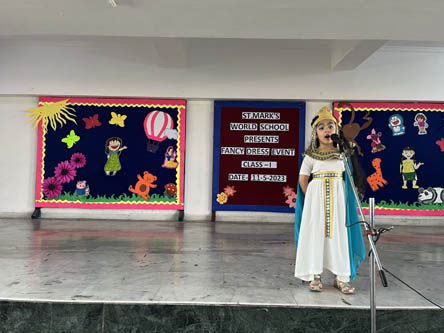 St. Mark's World School, Meera Bagh - Fancy Dress Event for Class 1 : Click to Enlarge