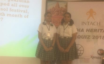 St. Mark's Girls School, Meera Bagh - Intach India Heritage Quiz 2018 : Click to Enlarge