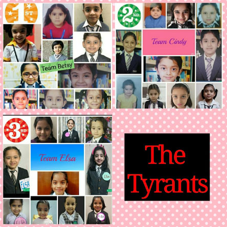 St. Mark's Girls School, Meera Bagh - Inter Quiz Winners of Class 1 : Click to Enlarge