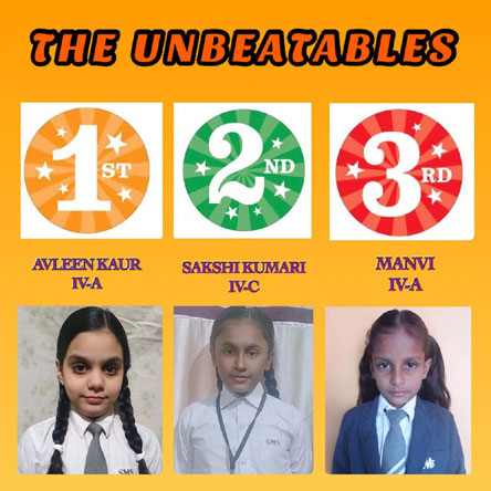 St. Mark's Girls School, Meera Bagh - Inter Quiz Competition of Classes 3, 4 and 5 : Click to Enlarge