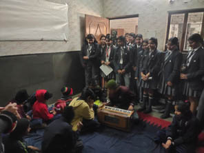 St.Marks World School Meera Bagh - Visit to Blind School : Click to Enlarge