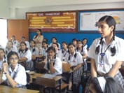 SMS, Girls School - Workshop on Peer Pressure : Click to Enlarge