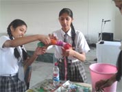 SMS, Girls School - Tie and Dye Workshop : Click to Enlarge