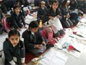 SMS Girls School - Scarf Making Workshop : Click to Enlarge