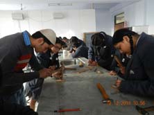 St. Mark's Girls School - Mughal Wood Carving Workshop : Click to Enlarge