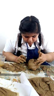 St. Mark's Girls School - Sculpture Workshop : Click to Enlarge