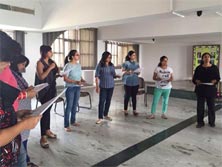 St. Mark's Girls School, Meera Bagh - Learning through Drama : Click to Enlarge