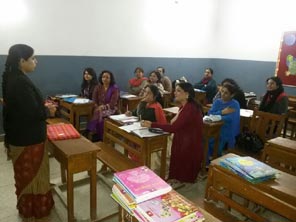 St. Mark's Girls School - Hindi- Sanskrit Workshop by Madhuban Publications : Click to Enlarge