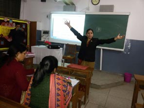 St. Mark's Girls School - Hindi- Sanskrit Workshop by Madhuban Publications : Click to Enlarge