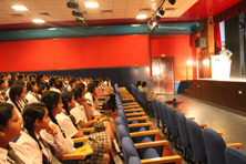 St. Mark's Girls School, Meera Bagh - Workshop on Journalism by Shams Tahir Khan : Click to Enlarge
