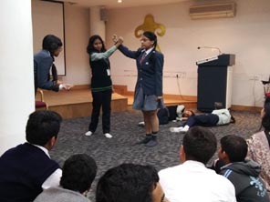 St. Mark's Girls School, Meera Bagh - Theatre Workshop : Click to Enlarge