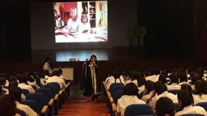St. Mark's Girls School, Meera Bagh - Workshop on Digital Zombies for Classes IX and X  : Click to Enlarge