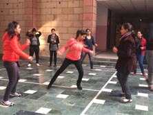 St. Mark's Girls School, Meera Bagh - Dance Workshop : Click to Enlarge