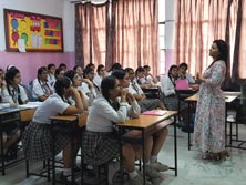 St. Mark's Girls School, Meera Bagh - Workshop for Class XI and XII on Designing : Click to Enlarge