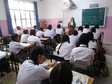 St. Mark's Girls School, Meera Bagh - Workshop for Class XI and XII on Designing : Click to Enlarge