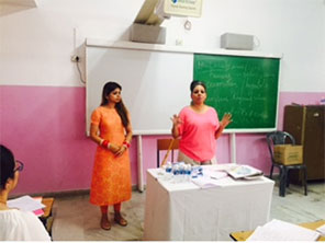 St. Mark's Girls School, Meera Bagh - English Workshop : Click to Enlarge