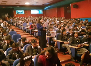 St. Mark's Girls School, Meera Bagh - Workshop on Perfect Girl, Class VII and VII : Click to Enlarge