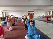 St. Mark's Girls School, Meera Bagh - Workshop on Meditation : Click to Enlarge