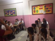 St. Mark's Girls School, Meera Bagh - Talk on Gender and Mental Health : Click to Enlarge