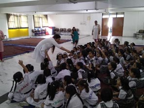 St. Mark's Girls School, Meera Bagh - Promoting Safety - Stage Two : a workshop for Class I : Click to Enlarge