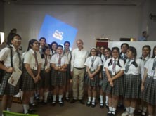 St. Mark's Girls School, Meera Bagh - A Workshop on Career in Television and Films : Click to Enlarge