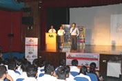 St. Mark's Girls School, Meera Bagh - Students meet Class XI and XII : Click to Enlarge