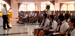 St. Mark's Girls School, Meera Bagh - Cancer Awareness Workshop for Class XI Students : Click to Enlarge