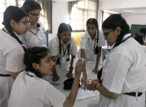 St. Mark's Girls School, Meera Bagh - Playnomics Workshop : Click to Enlarge