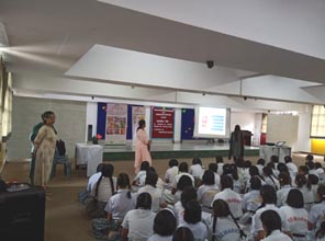 St. Mark's Girls School, Meera Bagh - Bhoomi ka Campaign - a step towards organic farming : Click to Enlarge