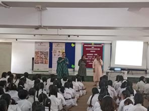 St. Mark's Girls School, Meera Bagh - Bhoomi ka Campaign - a step towards organic farming : Click to Enlarge