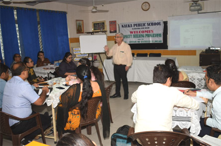 St. Mark's Girls School, Meera Bagh - Capacity Building Workshop : Accountancy, attended by Jyoti Sehgal : Click to Enlarge