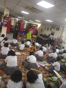 St. Mark's Girls School, Meera Bagh - HT PACE Workshops : Click to Enlarge