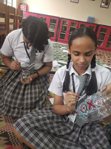 St. Mark's Girls School, Meera Bagh - HT PACE Workshops : Click to Enlarge