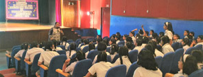 St. Mark's Girls School, Meera Bagh - Workshop on Menstrual Health and Hygiene : Click to Enlarge