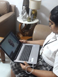 St. Mark's Girls School, Meera Bagh - Webinar on CMS Vatavaran : Click to Enlarge