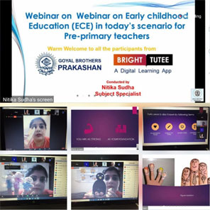 St. Mark's Girls School, Meera Bagh - A Webinar on Early Childhood Education : Click to Enlarge