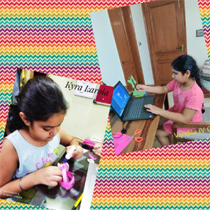 St. Mark's Girls School, Meera Bagh - Online Summer Workshop on Puppet Making for Class IV : Click to Enlarge