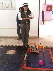 St. Mark's Girls School, Meera Bagh - Robotics Workshop organised by AVISHKAAR : Click to Enlarge